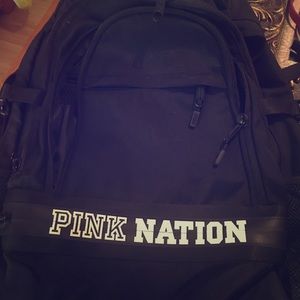 Pink backpack